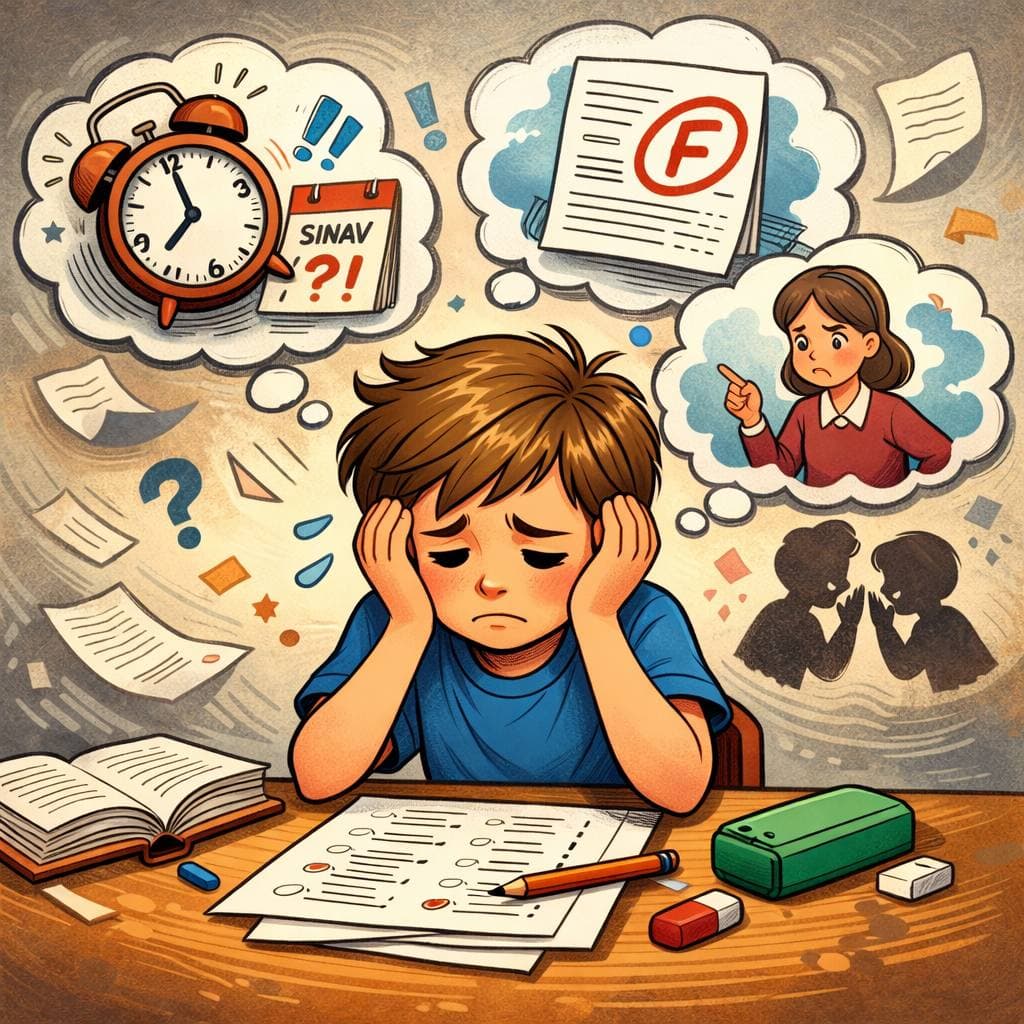 Çocuğunuz Sınav Kaygısı mı Yaşıyor? 